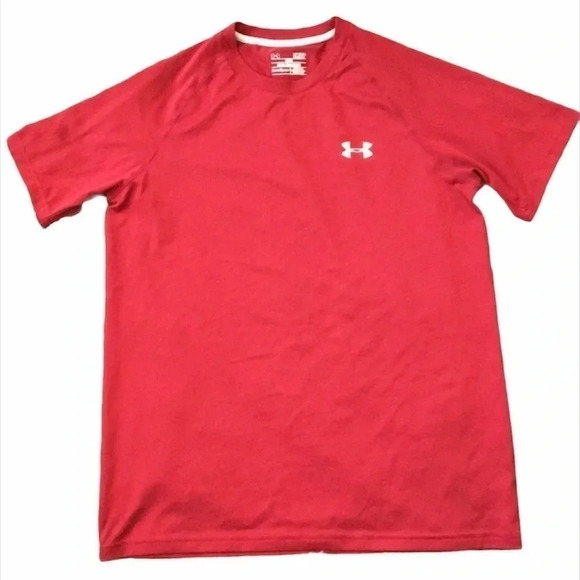 Under Armour Men's Red Heat Gear Tee - Picture 1 of 2
